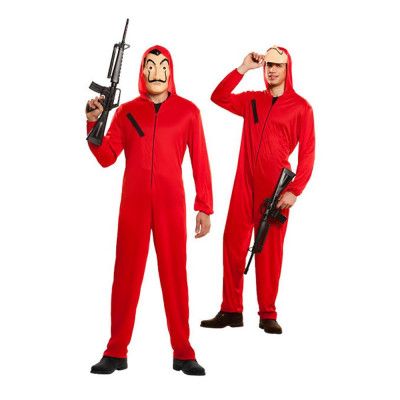 La Casa de Papel Maskeraddräkt - X-Large