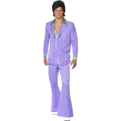 Lavender 1970's Suit Costume L