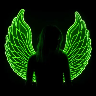 LED Änglavingar i Akryl