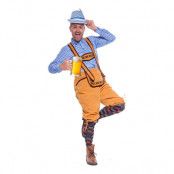 Lederhosen Ljusbrun Maskeraddräkt - Medium/Large