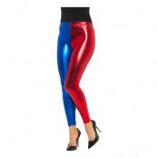 Leggings Harlequin Blå/Röd Metallic - Medium