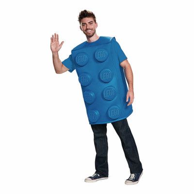 LEGO Kloss Blå Maskeraddräkt - Small/Medium