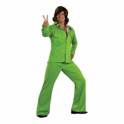 Leisure Suit Grön Maskeraddräkt - One size