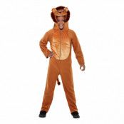 Lejon Jumpsuit Barn Maskeraddräkt - Medium