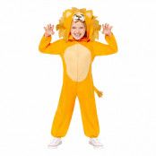 Lejon Onesie Barn Maskeraddräkt - Medium