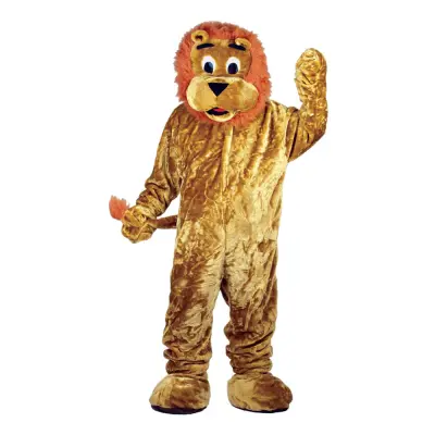 Lejonmaskot Deluxe Maskeraddräkt - One size