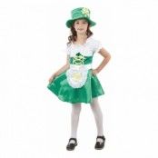 Leprechaunflicka Barn Maskeraddräkt