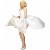 Licensierad Deluxe Marilyn Monroe-dräkt för kvinnor - Onesize