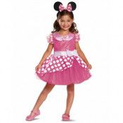 Licensierad Pink Minnie Mouse kostym för barn