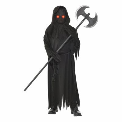 Liemannen med LED Ögon Barn Maskeraddräkt - Large