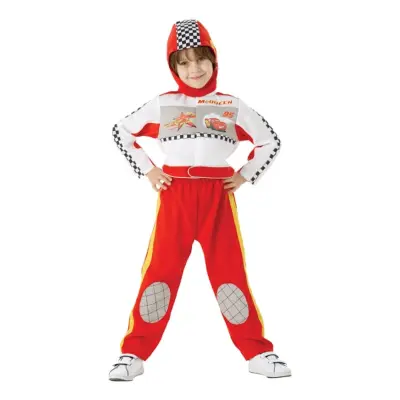 Lightning McQueen Barn Deluxe Maskeraddräkt - Small