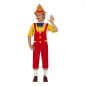 Ljugande Träpojke Barn Maskeraddräkt - Medium