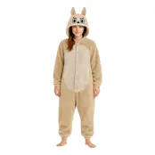 Lulu Monster Beige Onesie Dam Maskeraddräkt - Large