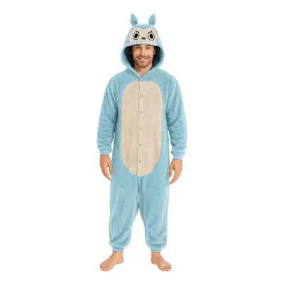 Lulu Monster Blå Onesie Herr Maskeraddräkt - Large