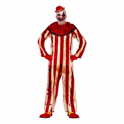 Mördarclown Jumpsuit Maskeraddräkt - Large