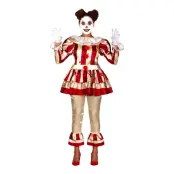 Mördarclown Klänning Maskeraddräkt - Large