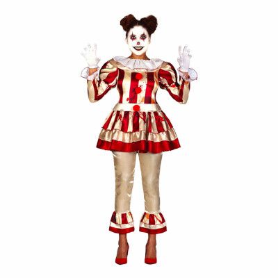 Mördarclown Klänning Maskeraddräkt - Large