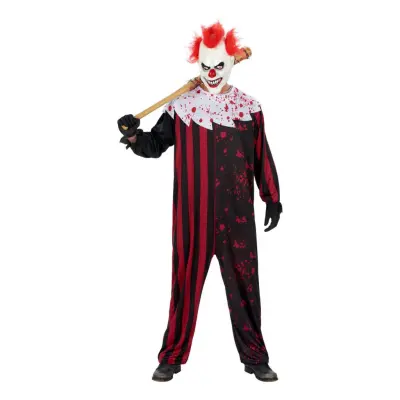 Mördarclown Maskeraddräkt - X-large