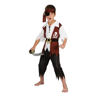 Mördarpirat Barn Maskeraddräkt - Large