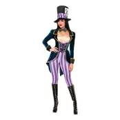 Mad Hatter Jumpsuit Deluxe Maskeraddräkt - Small