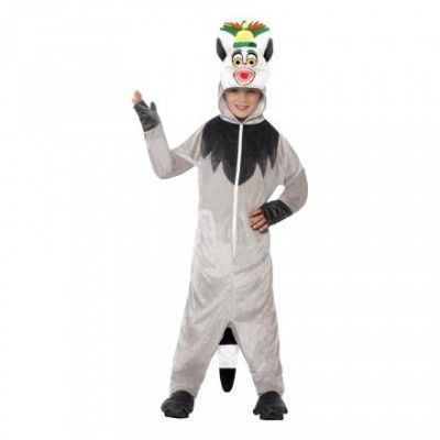 Madagaskar Kung Julien Barn Maskeraddräkt