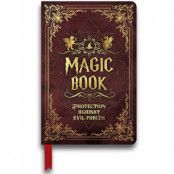 Magisk bok - Anteckningsbok/kostymtillbehör med ett magiskt tema