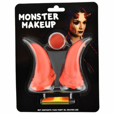 Makeup Monster Djävul Halloween - Leksaksaffären -  Leksaksaffären