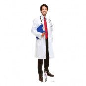 Manlig Läkare Kartongfigur