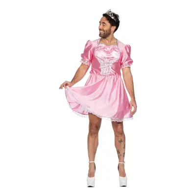 Manlig Prinsessa Maskeraddräkt - XX-Large