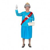 Manlig Queen Elizabeth Maskeraddräkt - Medium/Large