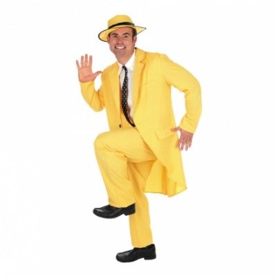 Mannen med den Gula Hatten Maskeraddräkt