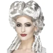 Marie Antoinette Peruk Vit