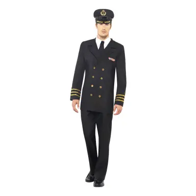 Marinofficer Maskeraddräkt - Medium