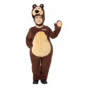 Masha och Björnen Björn Barn Maskeraddräkt - Medium