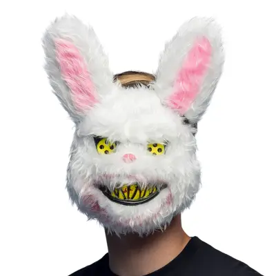 Mask Plysch Läskig Kanin