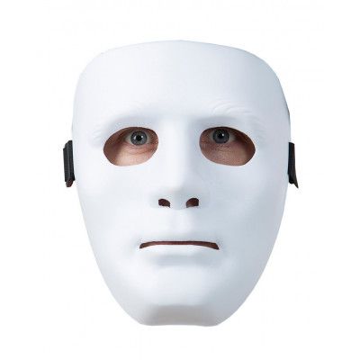 Mask Staty Vit - Leksaksaffären -  Leksaksaffären