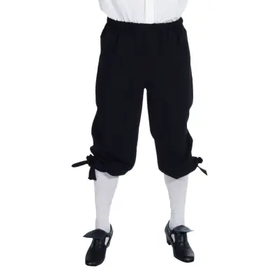 Medeltida Byxor Svart - Medium