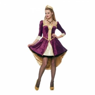 Medeltida Drottning Maskeraddräkt