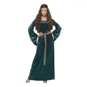 Medeltida Maid Maskeraddräkt - Small