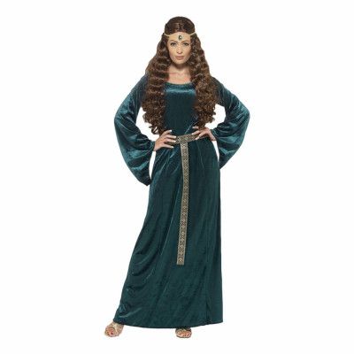 Medeltida Maid Maskeraddräkt - X-Large