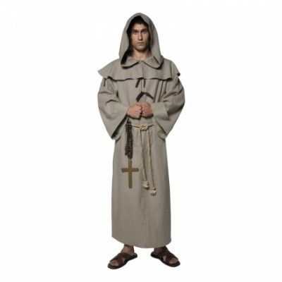 Medeltida Munk Maskeraddräkt - One size