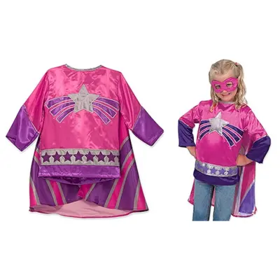 Melissa&Doug Superhero Maskeraddräkt Barn -Onesize