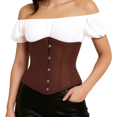 Midjekorsett Brun - Large