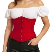 Midjekorsett Röd - Medium