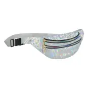 Midjeväska Silver Holografisk Crystal - One size