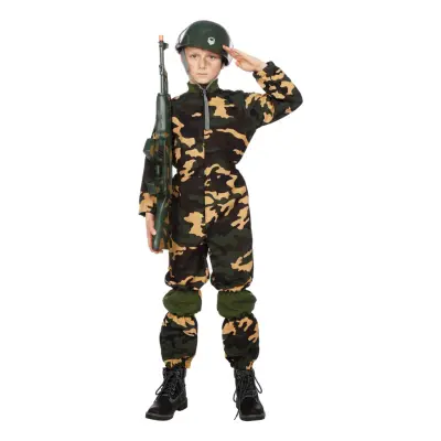 Militär Barn Maskeraddräkt - Small
