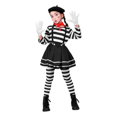 Mimare Klänning Barn Maskeraddräkt - Small