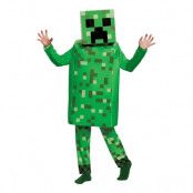 Minecraft Creeper Deluxe Barn Maskeraddräkt - Small