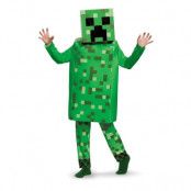 Minecraft Creeper Deluxe Maskeraddräkt Barn