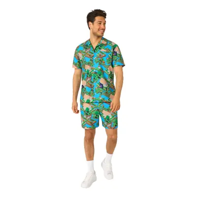 Minecraft Overworld Shorts Kostym - Small